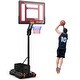 preview thumbnail 1 of 8, Goplus Portable Basketball Hoop System 5-10 FT Adjustable with Weight - See Details Black - See Details