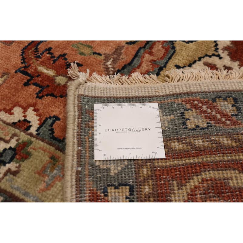 ECARPETGALLERY Hand-knotted Jules Sultane Ivory Wool Rug - 7'11 x 9'11