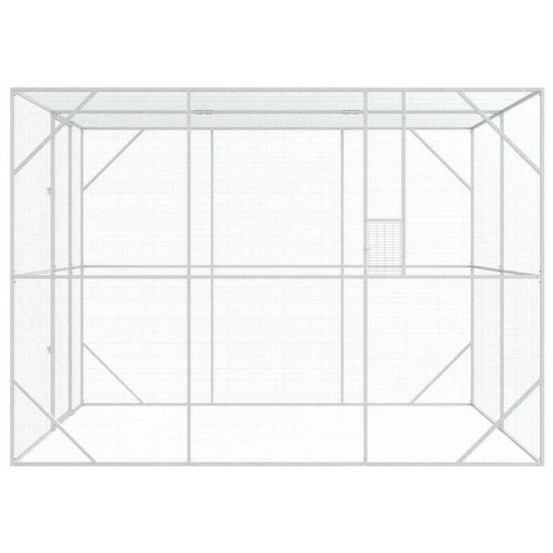 vidaXL Bird Cage Anthracite Galvanized steel