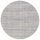 preview thumbnail 28 of 28, SAFAVIEH Handmade Mirage Ajete Modern Stripe Wool Rug 6' Round - Ivory/Blue - Round