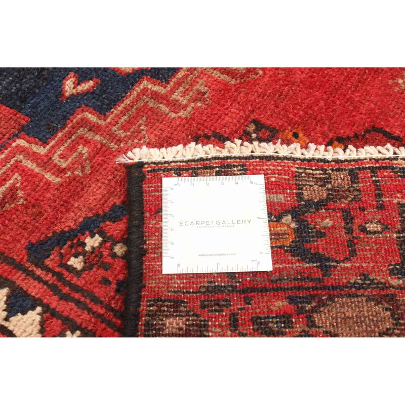 ECARPETGALLERY Hand-knotted Andelz Red Wool Rug - 4'0 x 6'4