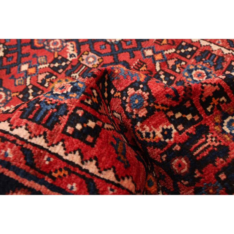 ECARPETGALLERY Hand-knotted Andelz Red Wool Rug - 2'9 x 9'10