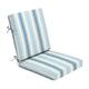 Option French Blue Linen Stripe