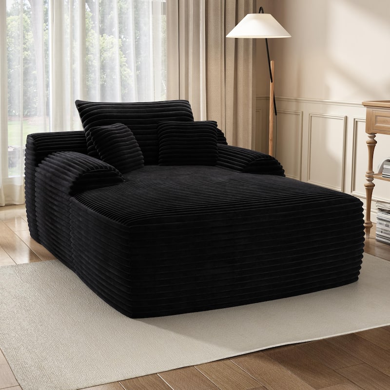 Chaise Lounge Chair, Couches for Living Room, Oversized Upholstered Sleeper Indoor, Cloud Sofa Bed Indoor Deep Seat