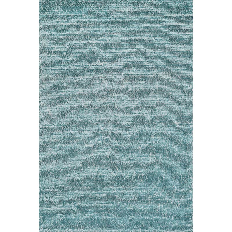 Alexander Home Elle Soft Plush Shag Area Rug - 7'6" x 9'6" - Ocean