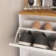 preview thumbnail 6 of 5, 47.2"H Shoe Cabinet With 3 Flip Doors,White
