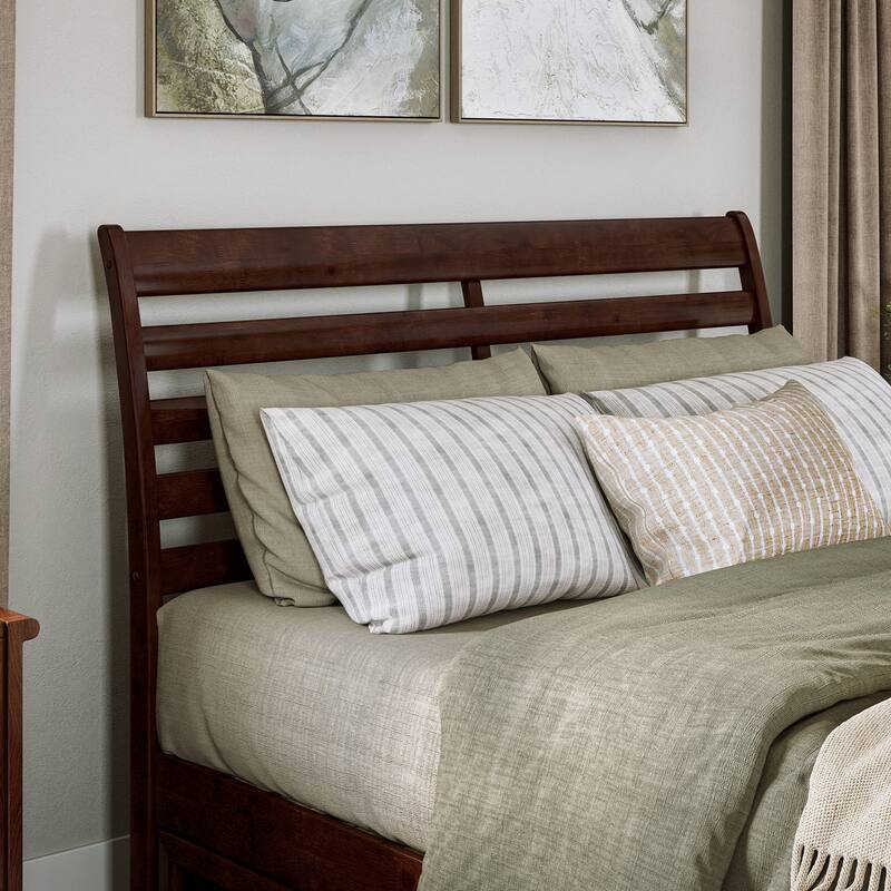 Emelie Platform Bed with Panel Footboard and Storage Drawers