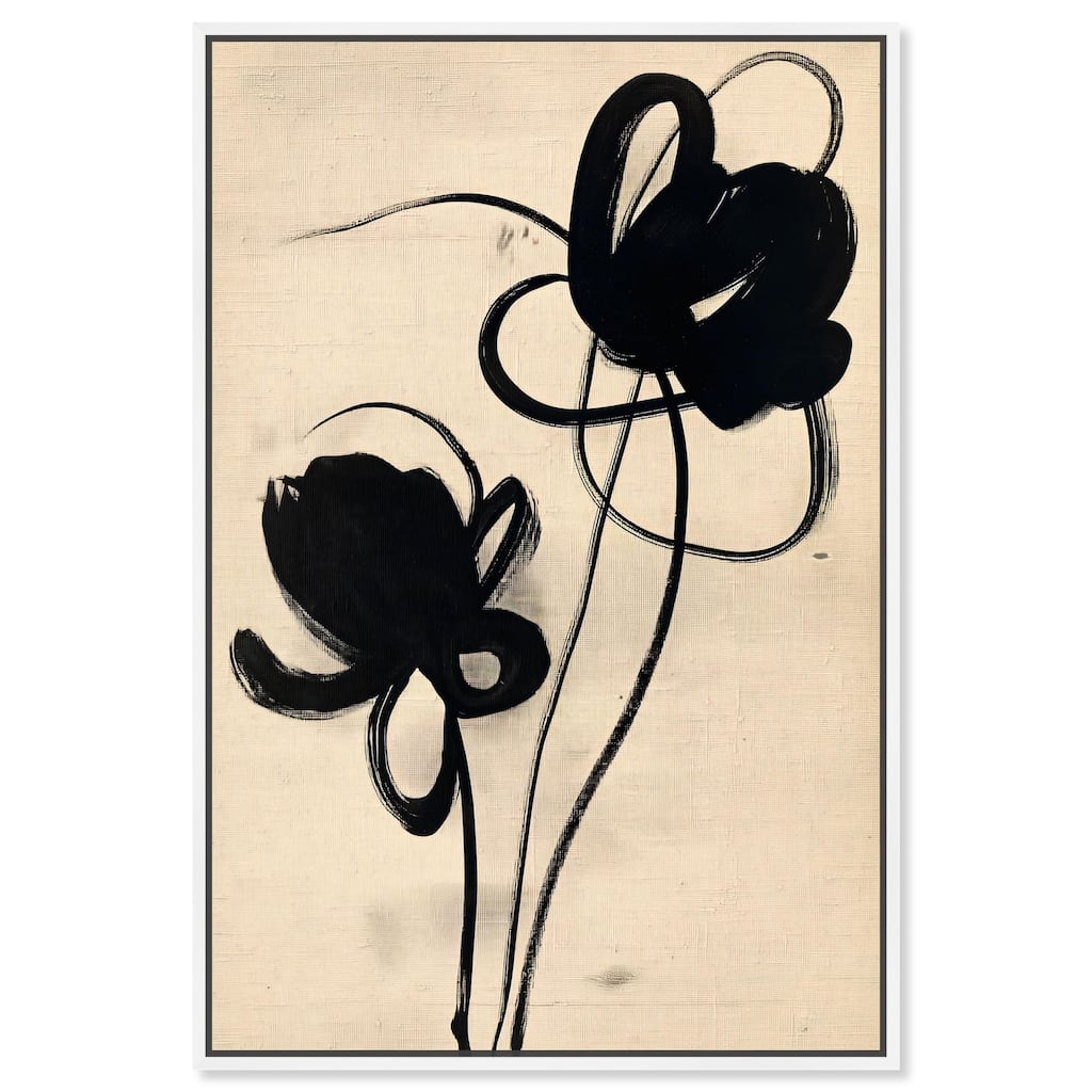 Florals in the Minimal I Canvas by Art Remedy