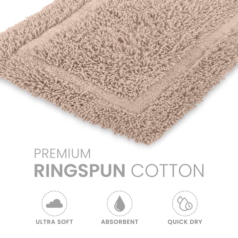 Martex 100% Cotton Quick Dry Ultra Soft & Absorbent Non Slip Bath Rug