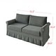 preview thumbnail 5 of 12, Devon Rolled Arm 3-Seater Sofa