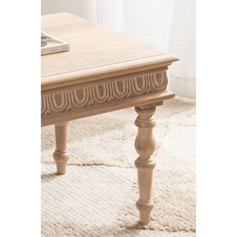 Kate and Laurel Patresa Rectangle Coffee Table - 36x20x18