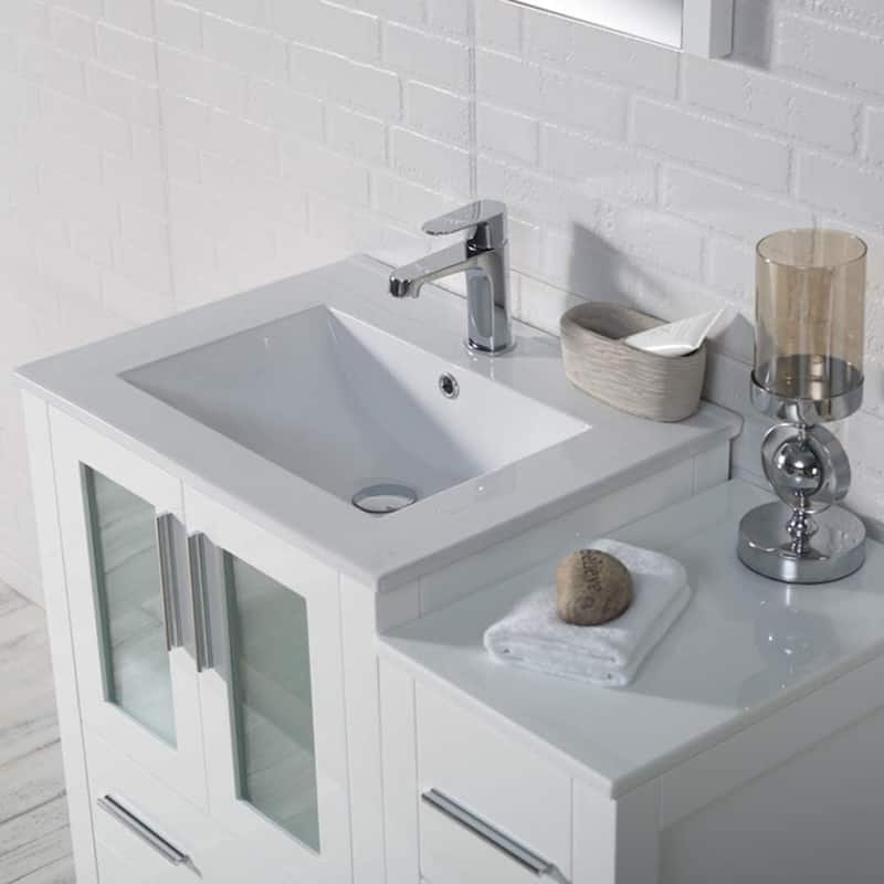 Blossom Sydney 36 Inch Solid Wood Bathroom Vanity with Sink & Cabinet