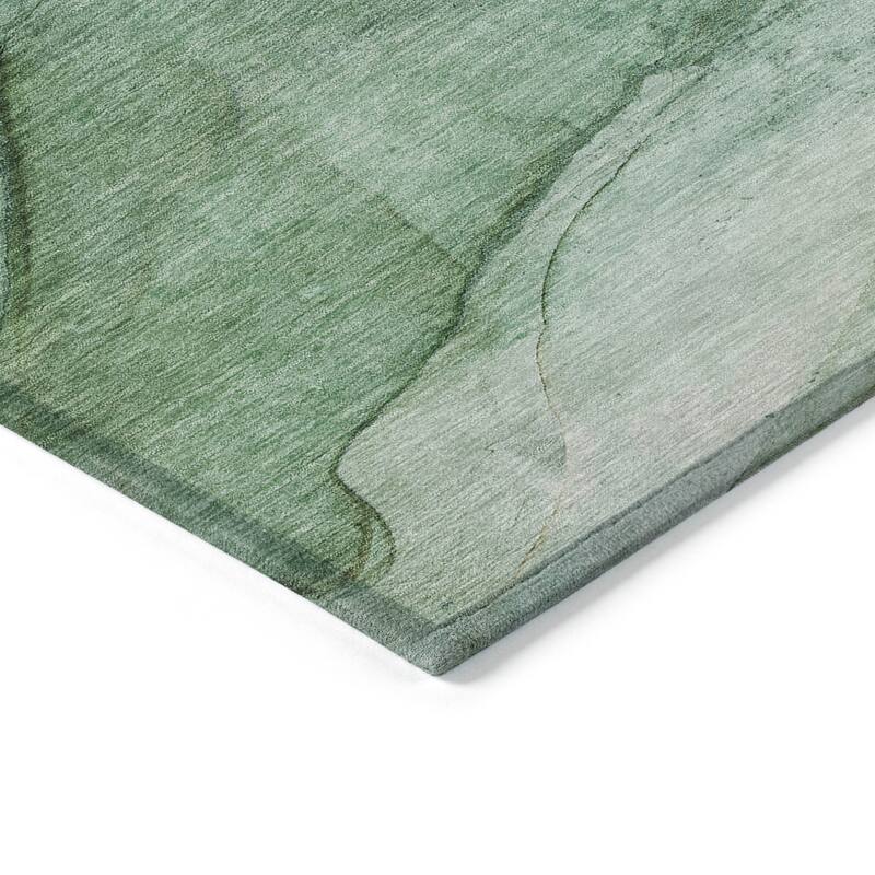 Machine Washable Indoor/ Outdoor Chantille Contemporary Abstract Rug