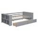 preview thumbnail 21 of 27, Double sofa bed with shelves and drawers
