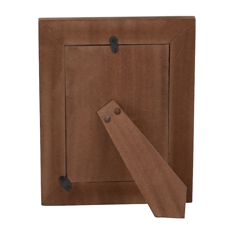 Sagebrook Home Resin and Wood Picture Frame with Glass and MDF Backing