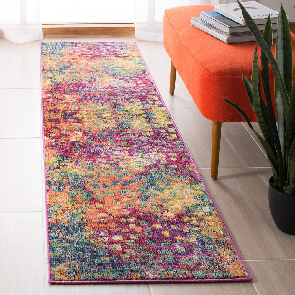 SAFAVIEH Madison Cherie Modern Abstract Watercolor Rug