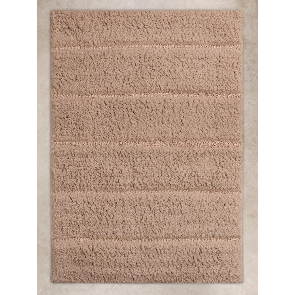 Riga Taupe Bath Mat
