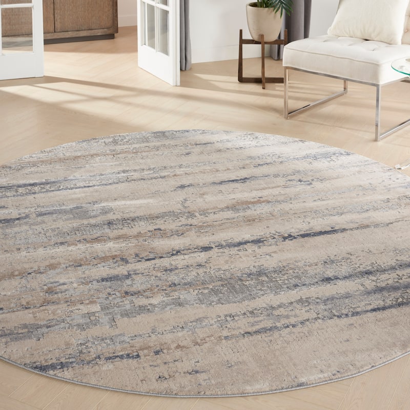 Rustic Textures Modern Country Abstract Area Rug