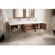 preview thumbnail 7 of 13, James Martin Vanities Mercer Island 72" Double Vanity, Latte Oak with Brushed Nickel Hardware