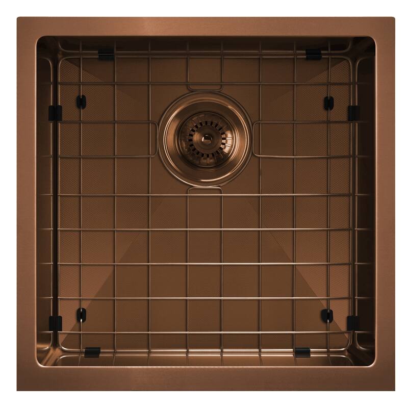 Whitehaus Noah Plus 17-3/4" Single Basin Kitchen Sink for Undermount