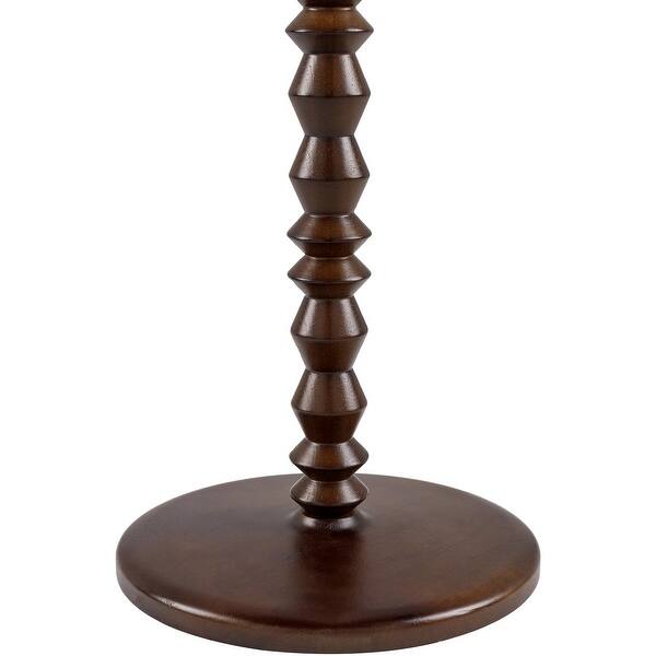 Livabliss Padauk Traditional Accent Floor Lamp