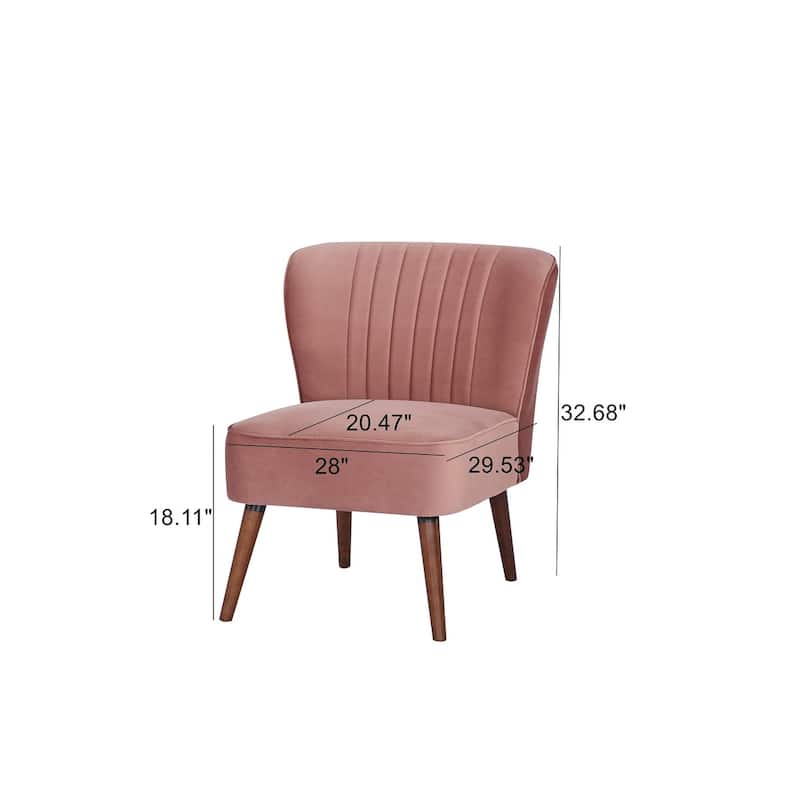 Carson Carrington Tagerod Armless Slipper Chair