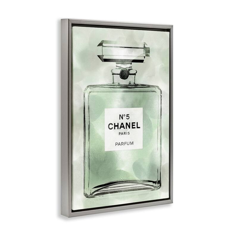 Stupell Minimal Glam Brand Perfume Framed Floater Canvas Wall Art Design By Madeline Blake