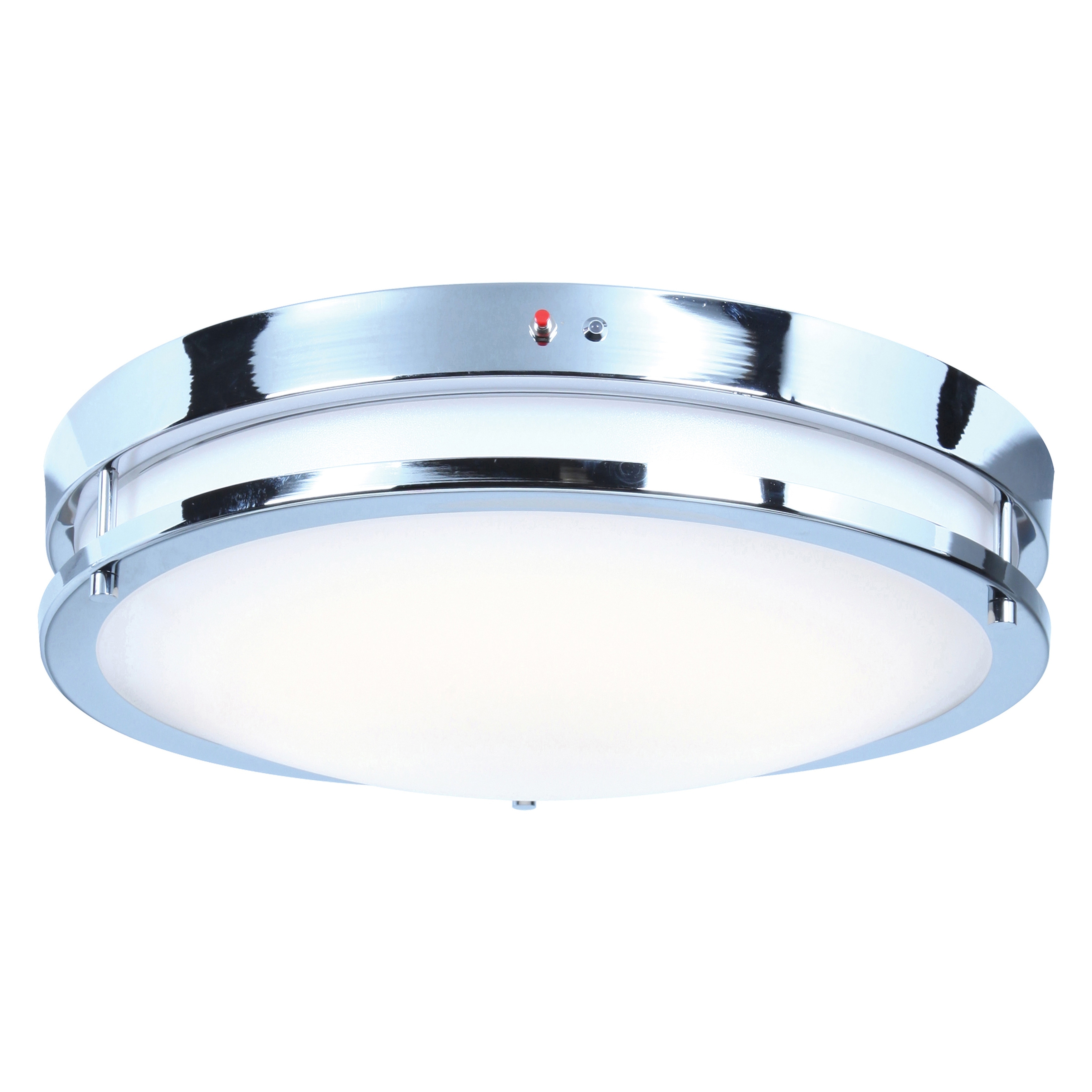 Access Lighting Solero - Dimmable LED Flush Mount - 18" - Chrome Finish - Acrylic Lens