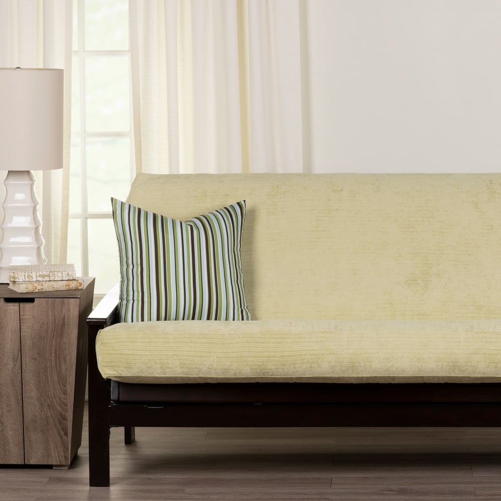 Vintage Dew Velvety-Texured Full Size Futon Cover