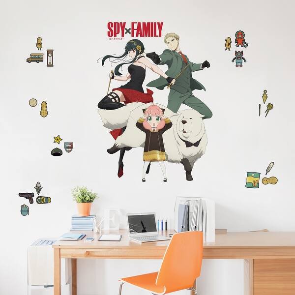 dimension image slide 1 of 2, Spy x Family: The Forgers Wall Decals by RoomMates