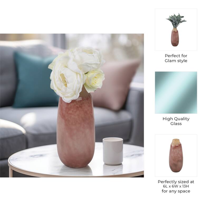 Glass Vase Sleek Silhouette Contemporary Style Elegant interiors