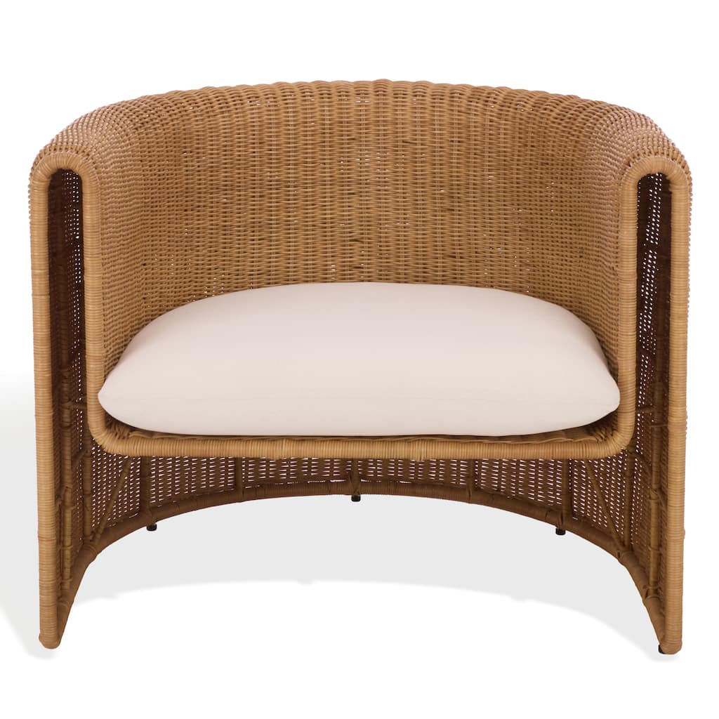 SAFAVIEH Couture O'Reilly Rattan Accent Chair - 34"W x 29"D x 28"H
