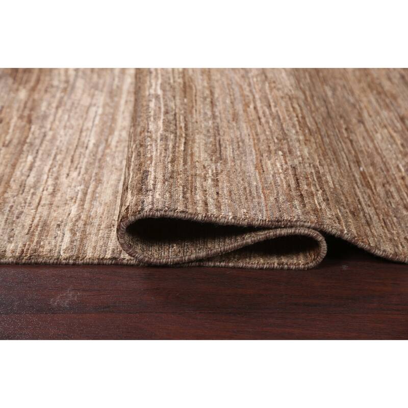 Brown Gabbeh Kashkoli Oriental Area Rug Wool Hand-knotted Foyer Carpet - 4'7" x 6'7"