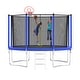 preview thumbnail 1 of 5, Trampoline with Basketball Hoop and Ball ,Recreational Trampolines with Safety Enclosure Kids