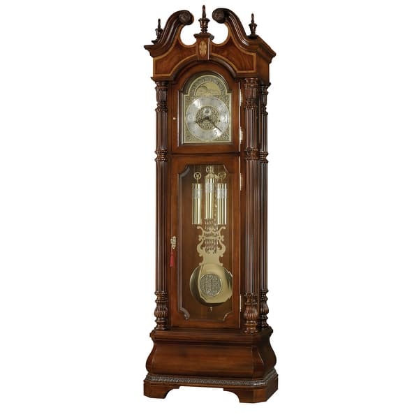 slide 3 of 2, Howard Miller Eisenhower Floor Clock Windsor Cherry (Limited)