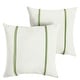 preview thumbnail 22 of 42, Sorra Home Sunbrella Outdoor Double Petite Flange Pillow Set of 2
