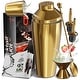 preview thumbnail 37 of 48, JoyTable Bartender Kit - Cocktail Set Kit - Bartender Drink Mixer Shaker Bar Tool Set