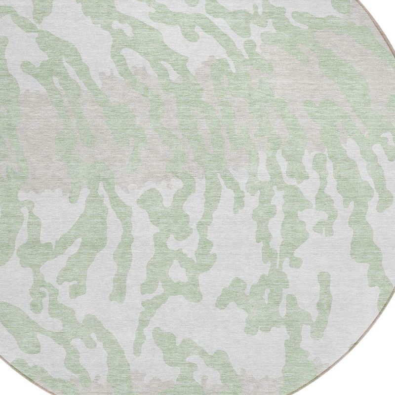 HomeRoots Animal Print Transitional Rectangle Outdoor Rug