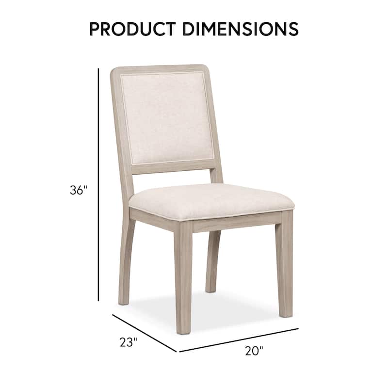 Furniture of America Billet Modern 5-Piece Natural Oak Wood Dining Table Set