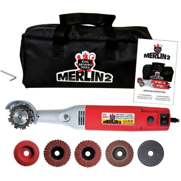 Shop King Arthur S Tools 10005 Merlin 2 Mini Angle Grinder 13000