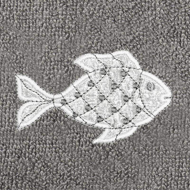 Authentic Hotel and Spa 2PC Embellished Fingertip Towel Set