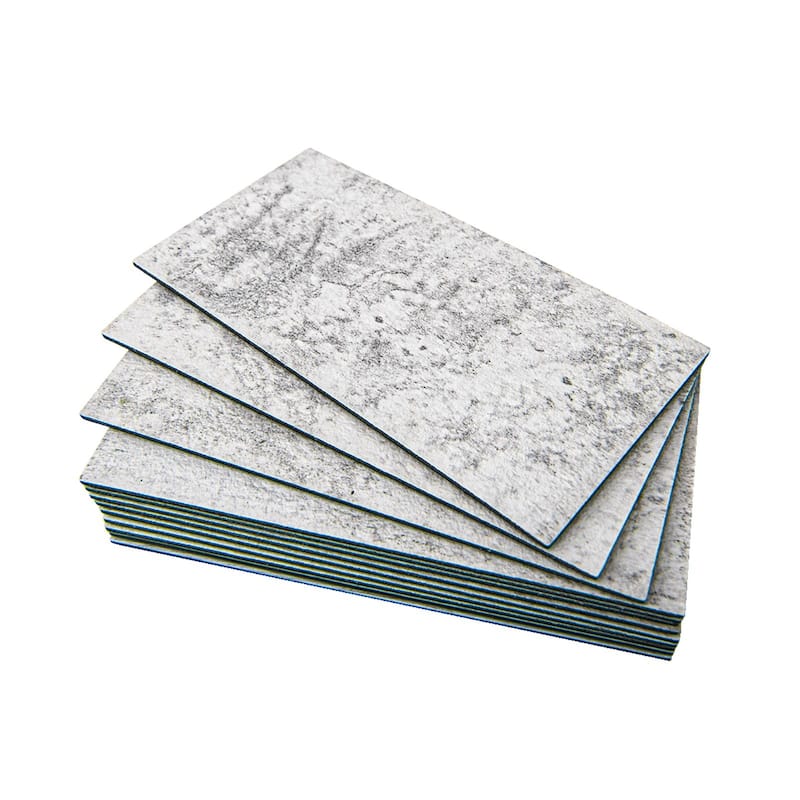 Art3d 102pcs 3"X6" Adhesive Subway Tiles & Wall Tiles Cover 12.75 Sq.Ft. - Beige-Stone