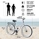 preview thumbnail 9 of 10, Single Speed Bicycles 26"Inch,Steel Frame, Wide Wheels for Stability, Rear Coaster Brakes,Multiple Colors Women's Beach