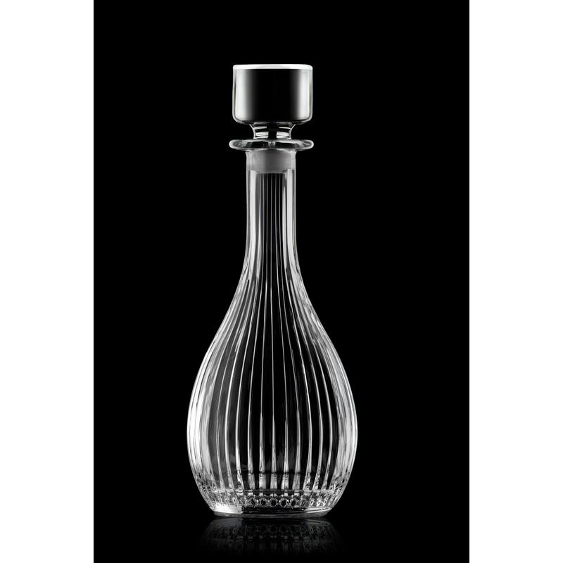 Majestic Gifts Inc. European Glass Wine Decanter W/ Stopper -30 Oz. - 4.6x 12.1