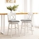 preview thumbnail 10 of 11, Costway 1/2/3/4 PCS 30" Bar Stool Wooden Chair with Contoured Backrest