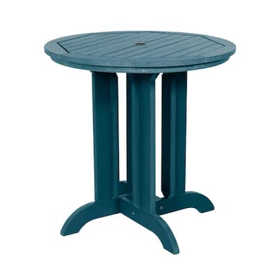 Highwood Commercial Grade 36" Round Counter Height Bistro Dining Table