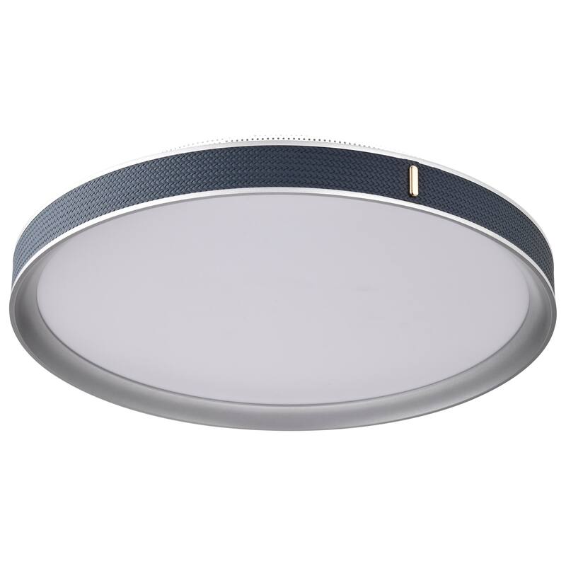 Bandon - 20 Inch LED Flush Mount - Gray with Blue Wrap - Acrylic Lens