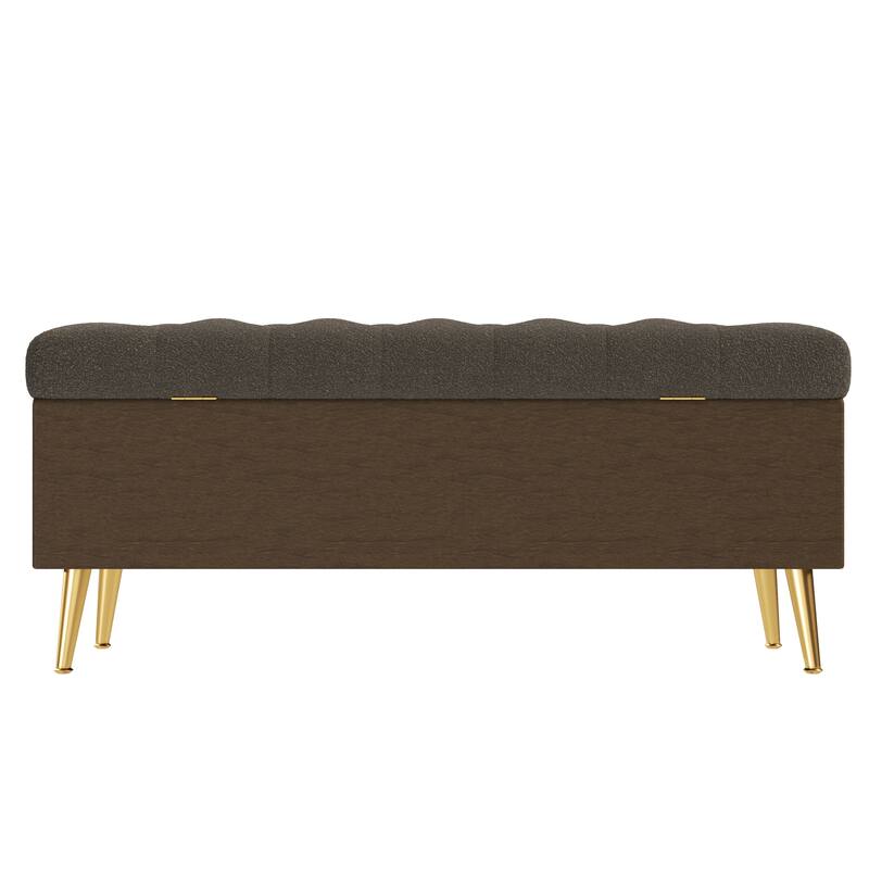 Modern Storage Ottoman Bench