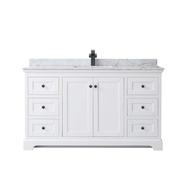 Wyndham Collection Avery 60" Free Standing Single Basin Vanity Set