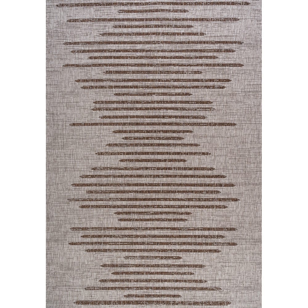 JONATHAN Y Colonia Berber Stripe Geometric Indoor/Outdoor Area Rug